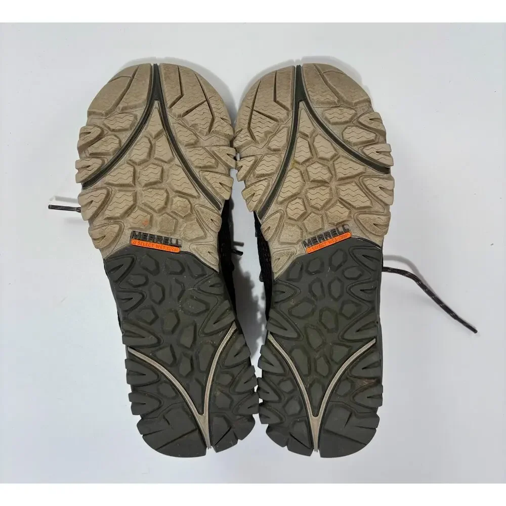 MERRELL Tetrex Women's Size 8.5 Rapid Crest Black Hiking Shoes Waterproof J12852
